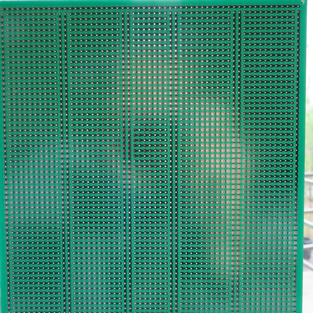 1 шт. 15x20 см FR4 стекловолокна схема Универсальный stripboard veroboard pcb одной стороне Platine