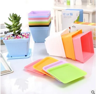 Высокое качество большие площади Цветочные горшки цветочные Разноцветные