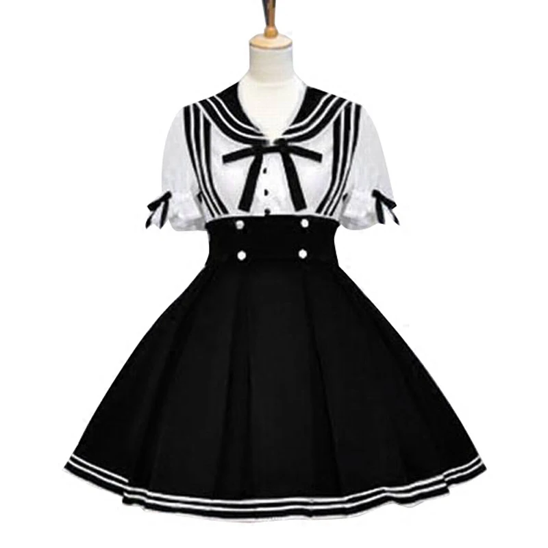 Матросские платья Лолиты винтажное женское платье Лолита Одежда Костюмы|lolita dress