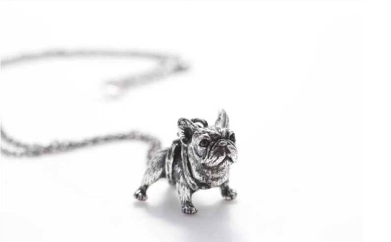 Оптовая продажа Новая уникальная винтажная подвеска Французский Бульдог