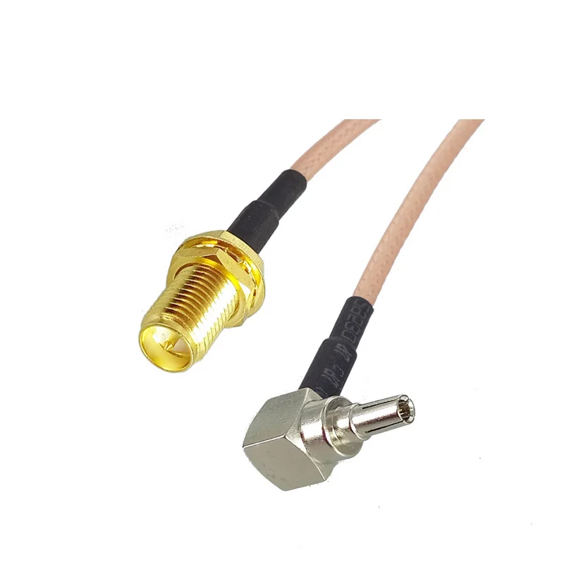 1 шт. RP SMA Female to CRC9 Male правый угол RF кабель RG316 Pigtail 15 см 6 дюймов для HUAWEI 3G