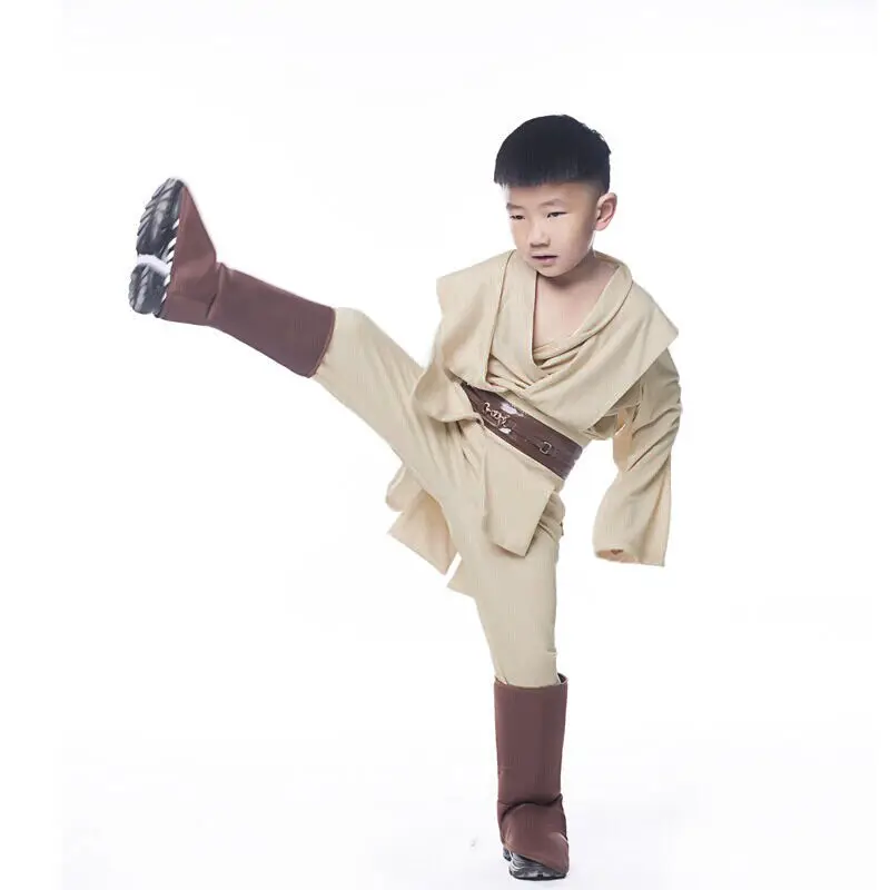 Звезда косплей Wa Jedi воин полный набор карнавальный костюм Оби Кеноби