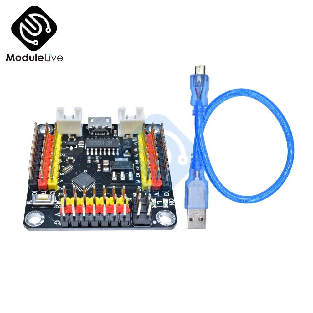 DM сильная серия спаянный модуль расширения CH340 ATMEGA328P NANO V3.0 заменяет FT232RL с USB