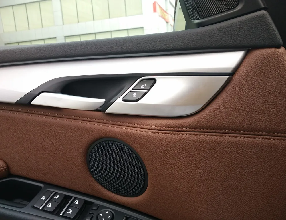 4 шт. хромированные накладки на автомобильные двери для BMW X5 X6 F15 F16 2014 2015 2016 |