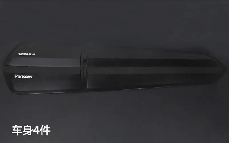 Автомобильные аксессуары ABS боковая сторона кузова молдинги Боковая дверь украшение для Suzuki Vitara Автомобиль Стайлинг - Color: Black