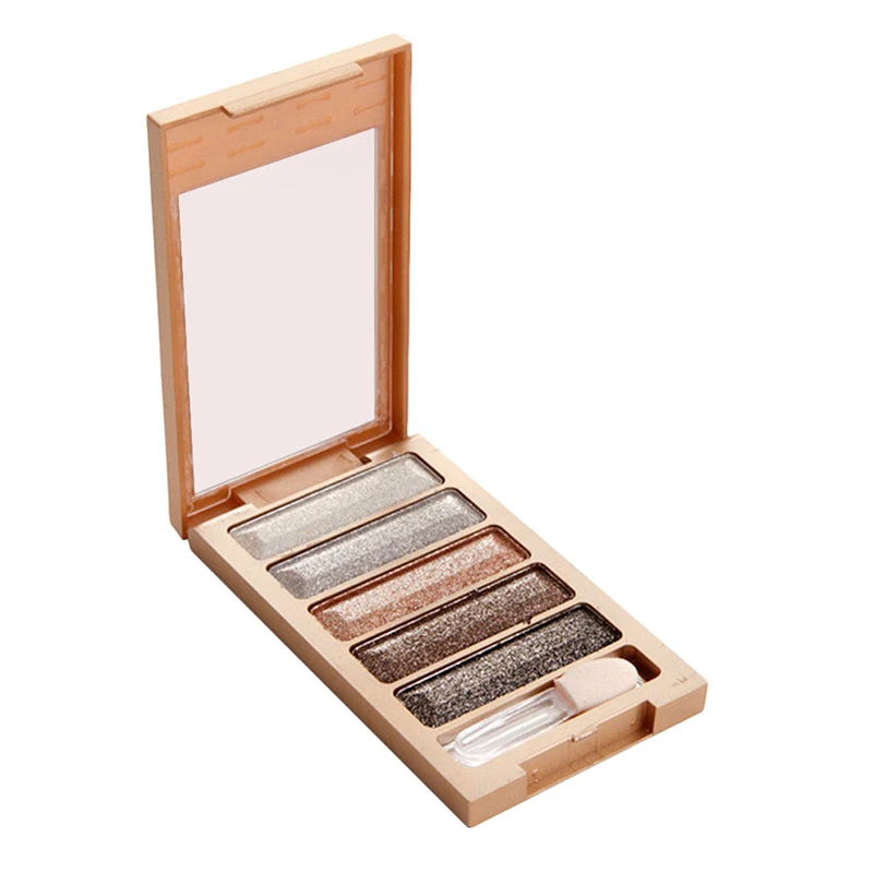 5 цветов макияж тени для век Палетка с дымчатыми оттенками косметические матовые