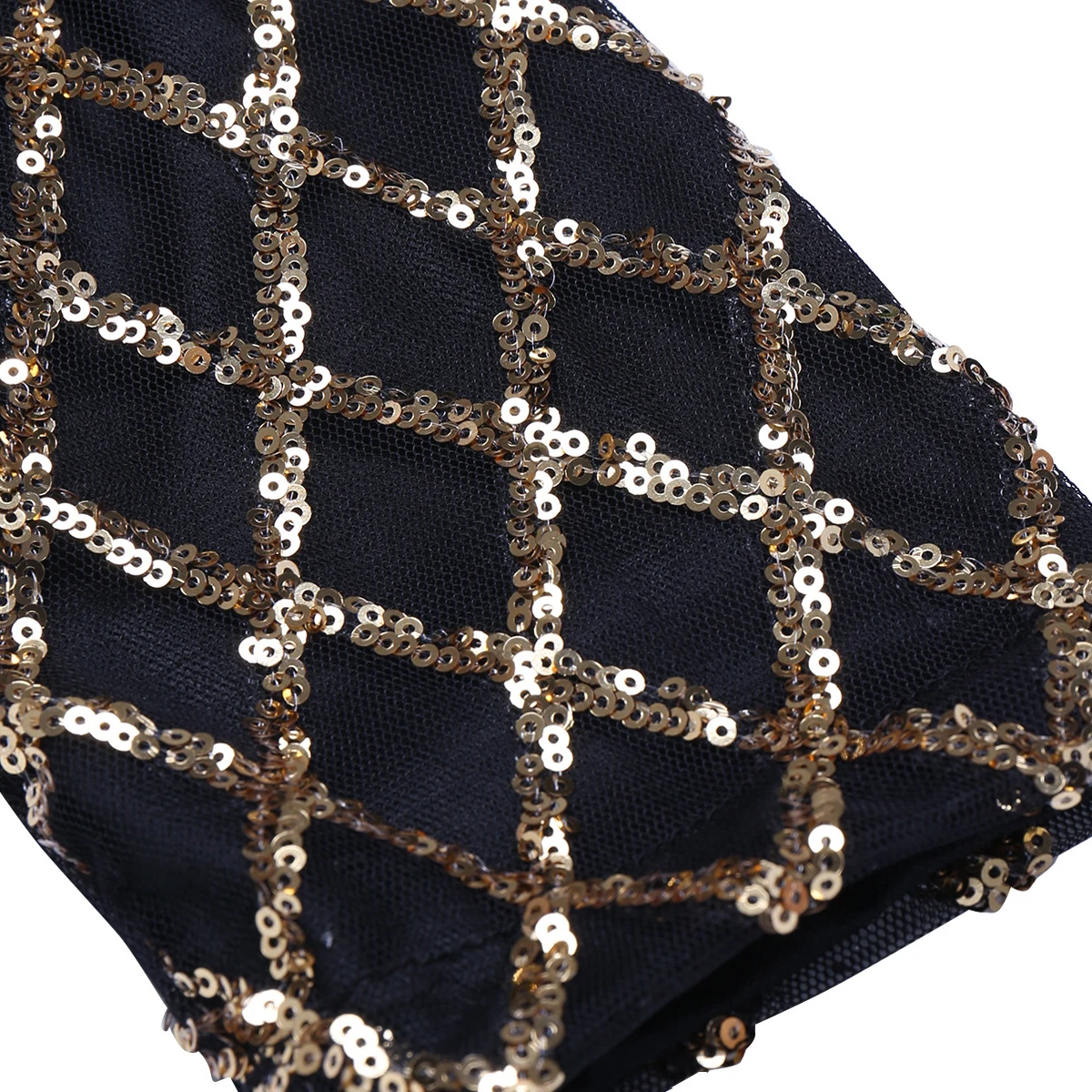 Блесток Бальные Платья 2017 Бренд Женщин С Длинным Рукавом Высокого Шеи футляр