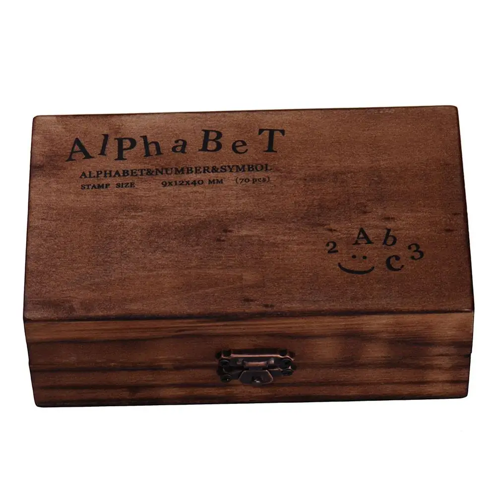 Оптовая продажа горячая Распродажа 30 шт./компл. деревянные штампы с буквами