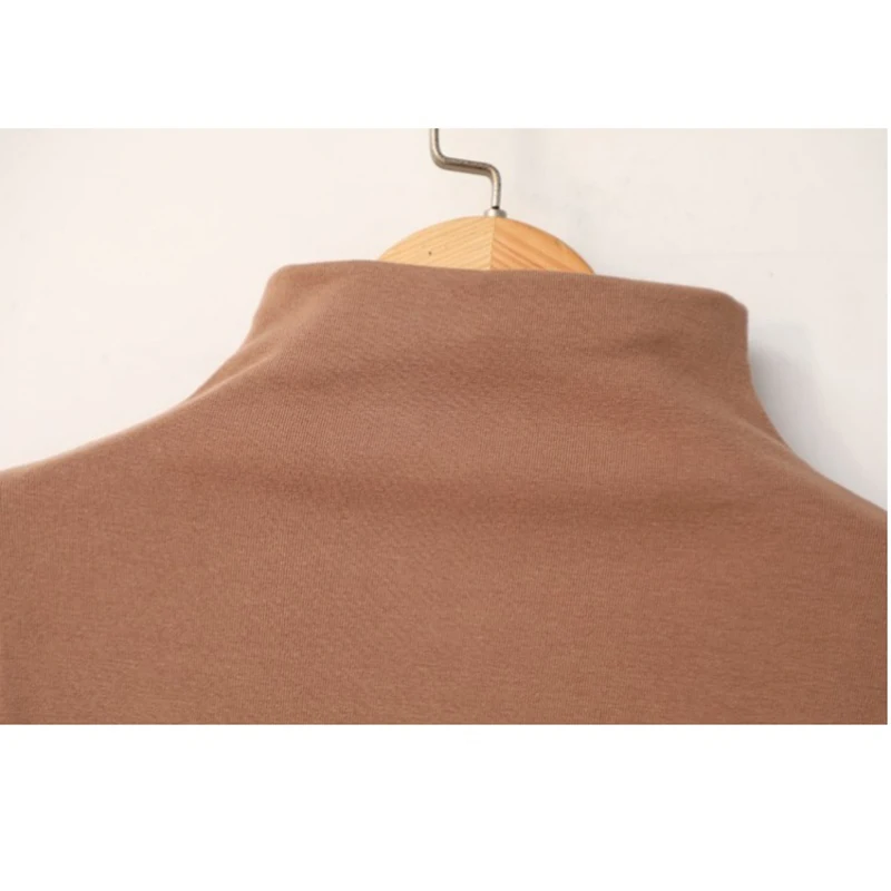 GGRIGHT Basic Turtleneck T shirts Women 2019 Spring Long Sleeve Casual Solid Cotton Tshirt Female Plus Size Tops chemise femme | Женская