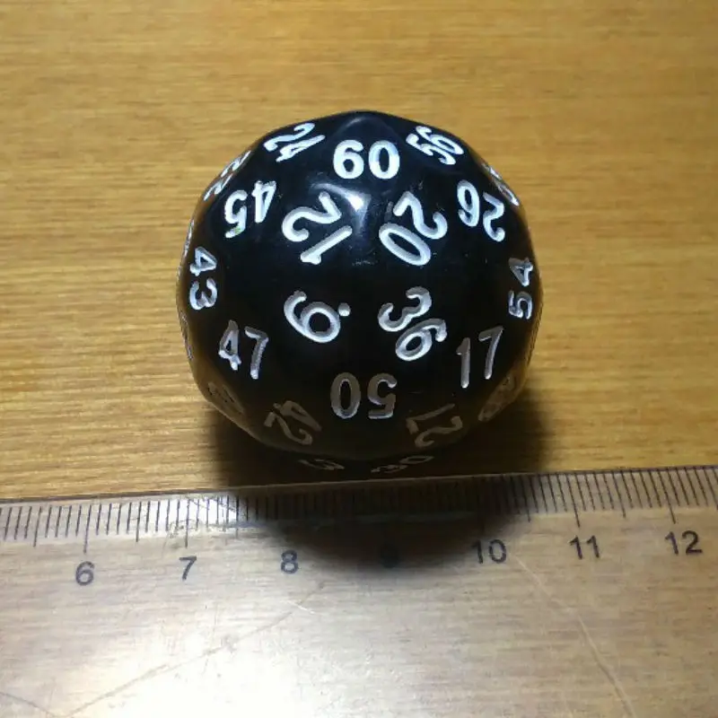 Бесплатная доставка Новый уникальный Игральная кость 1 шт. 60 Односторонний Для