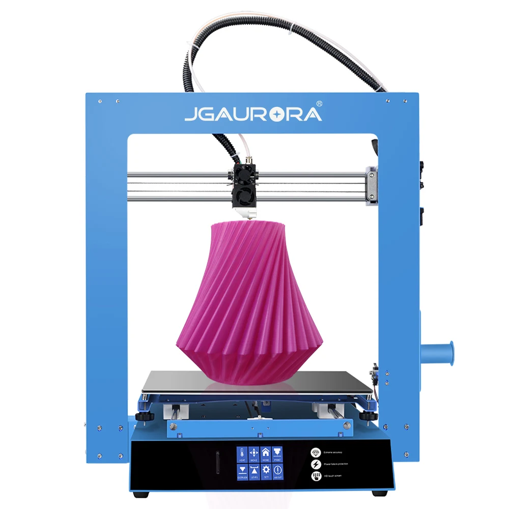 JGAURORA A1 настольный 3d принтер с одним соплом легкий промышленный корпус дизайн