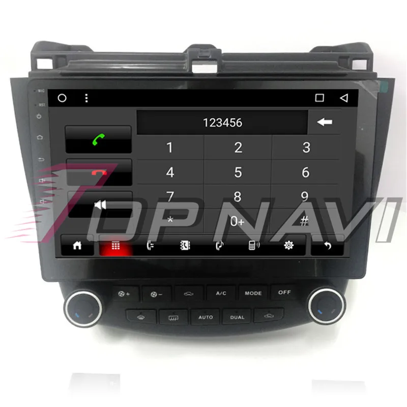 Автомобильный GPS навигатор Topnavi 10 1 дюйма Восьмиядерный процессор Android 8 для Honda Accord