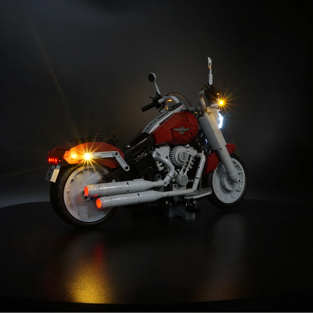 Светодиодный светильник комплект для 10269 Harley Davidson Fat Boy блоки игрушки &quotСделай