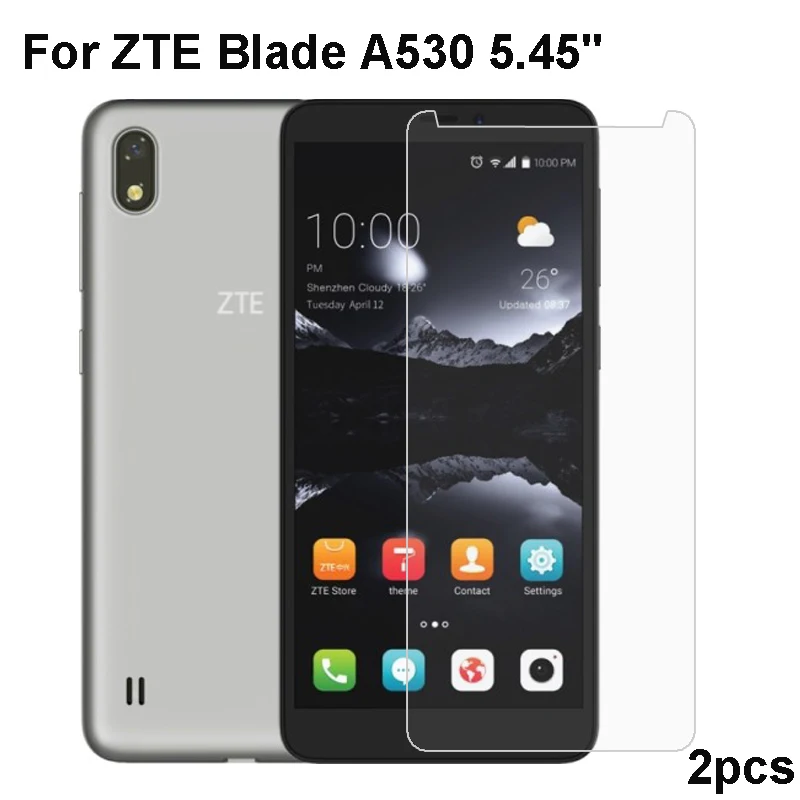 

Защитная пленка для экрана ZTE Blade A530, взрывозащищенное Закаленное стекло для ZTE A530 A 530, 2 шт.