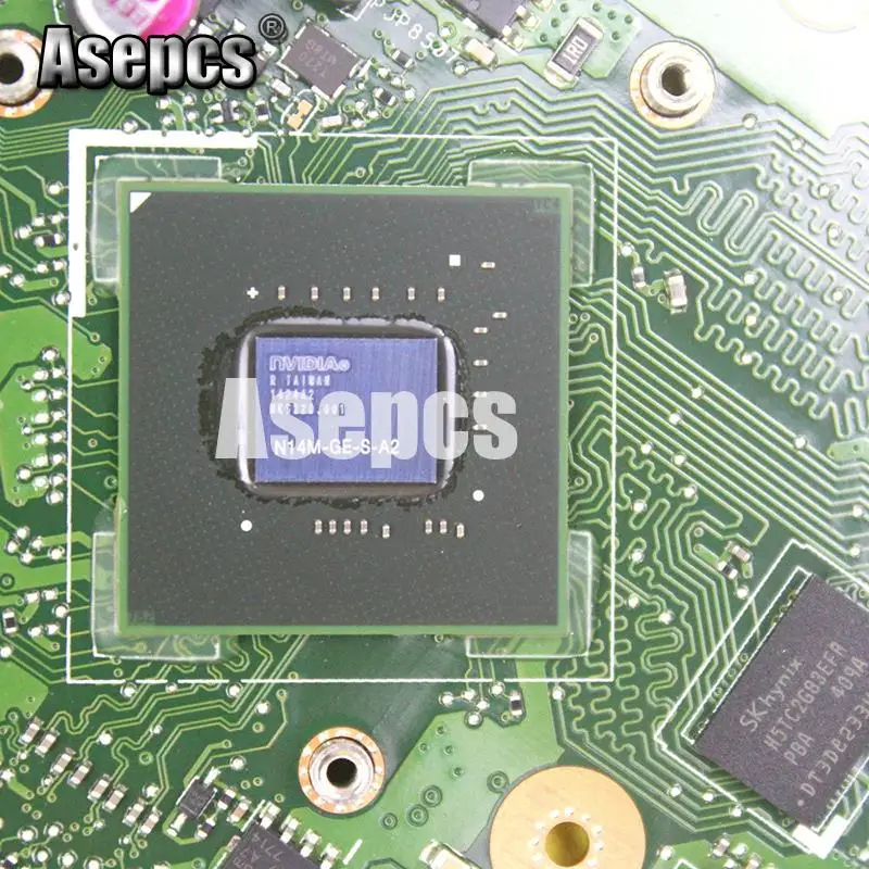 Asepcs X550LC материнская плата для ноутбука For Asus X550LD A550L Y581L W518L X550LN тест оригинальная