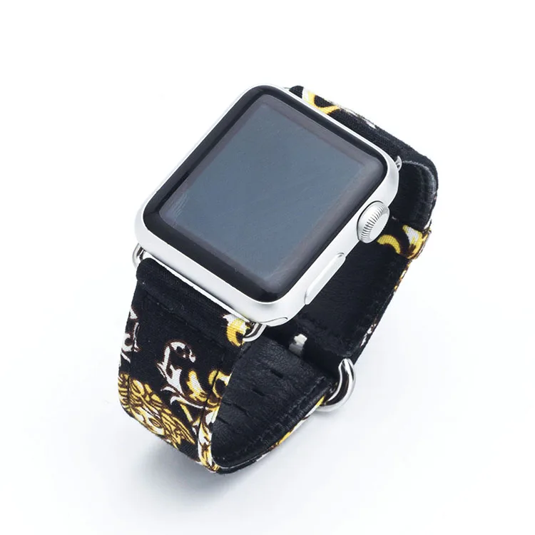 Холщовый ремешок для apple watch Band 42 мм 38 мм apple watch 4 3 iwatch band 44 мм 40 мм браслет часы Correa ремешок аксессуары