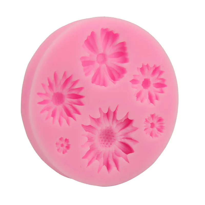 EPASUN 3D силиконовые формы для мыла Подсолнух цветок помадка сделай сам Moule Savon