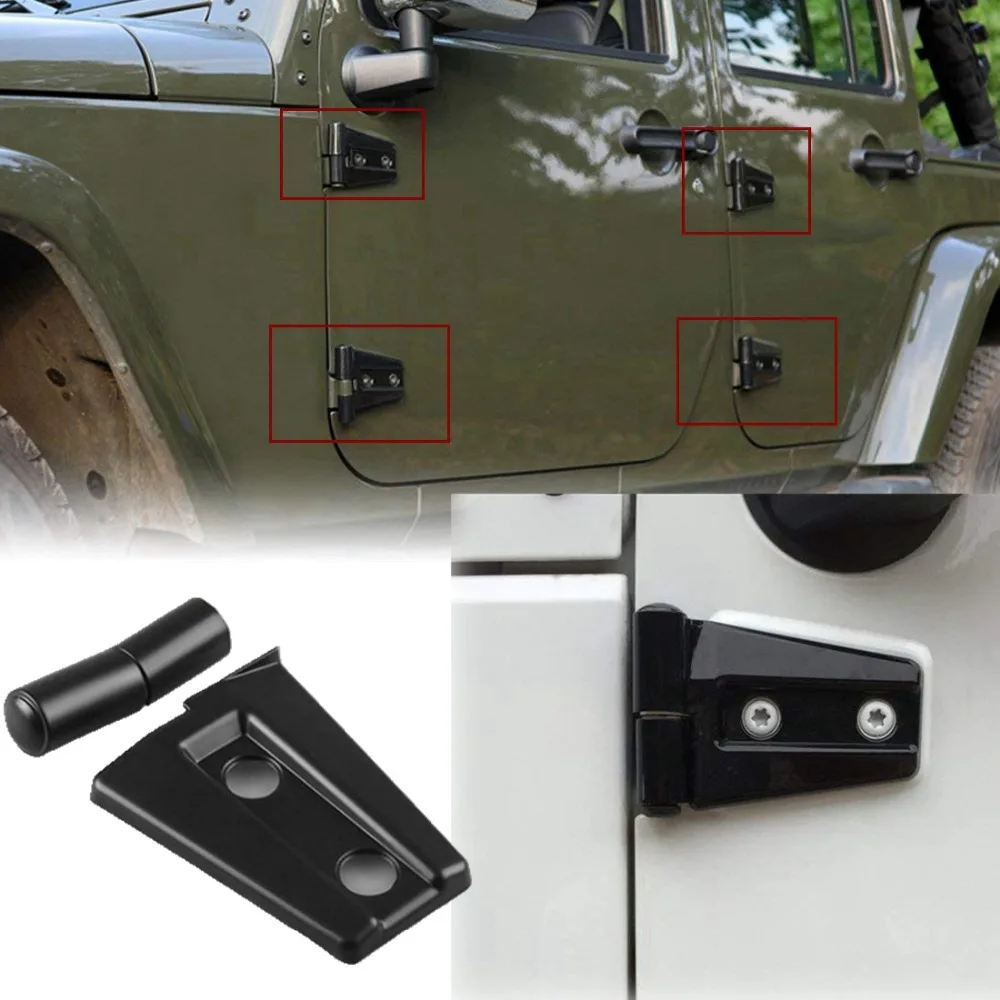 Для Jeep Unlimited автомобильные дверные петли аксессуары черный цвет 2/4 дюйма защитная