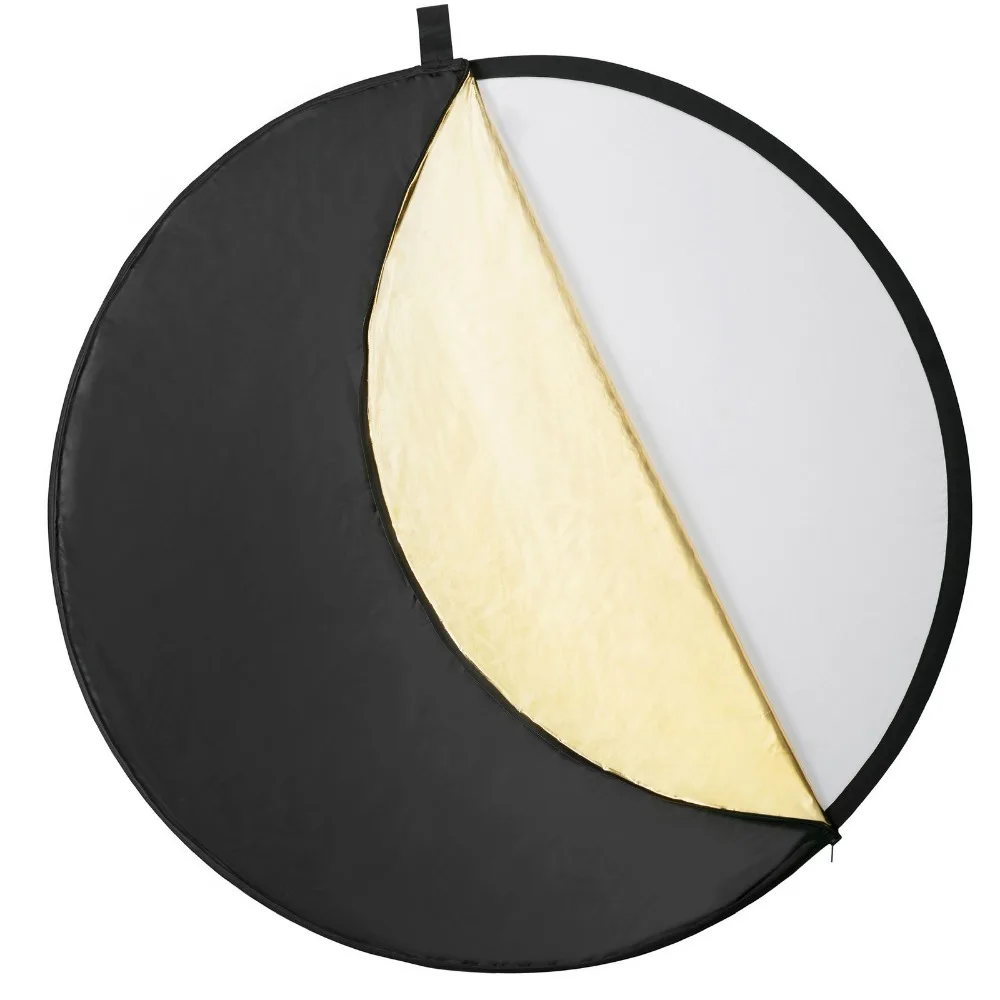 Портативный складной дисковый отражатель света 60 см/24 дюйма 5 в 1|disc reflector|5 in