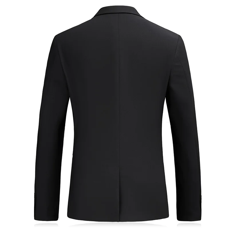 Куртка + штаны жилет однотонная черная официальная одежда высокого качества