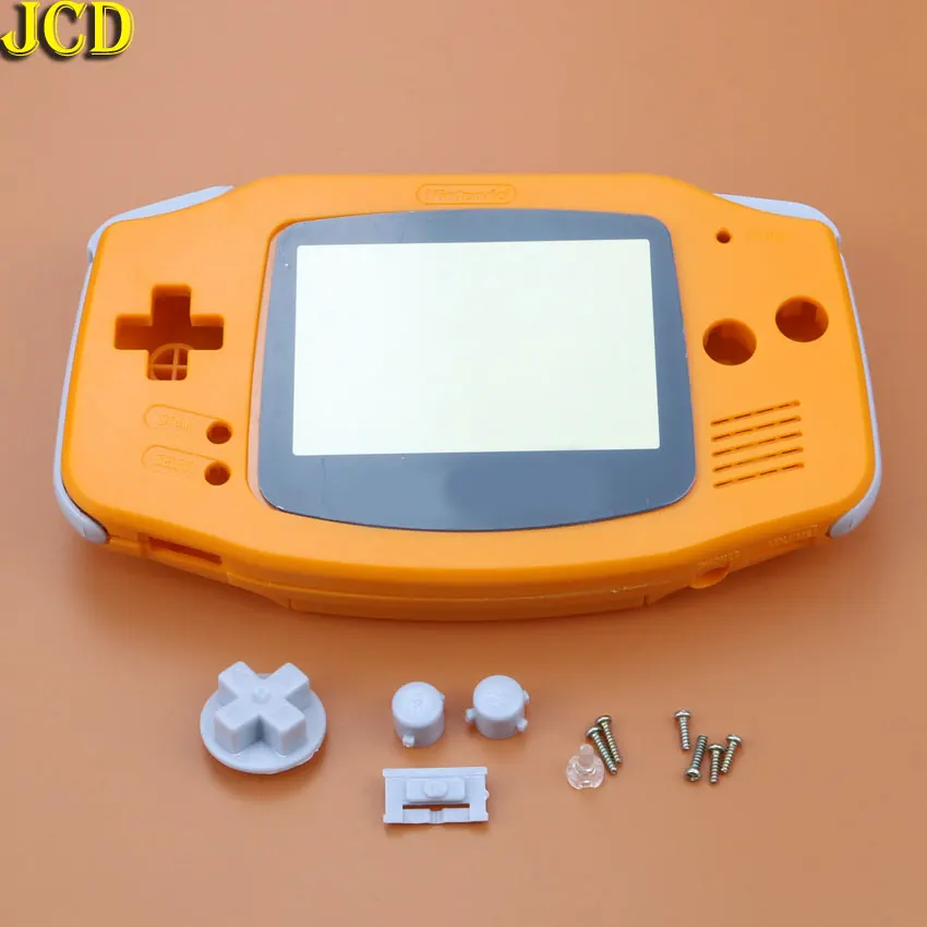 JCD 1 шт. пластиковая оболочка + Защитная пленка для экрана наклейка Gameboy Advance|Чехлы|