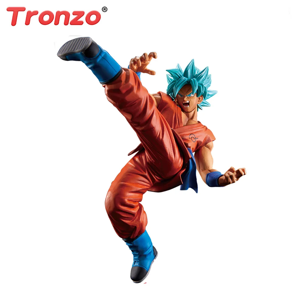 Tronzo Banpresto экшн фигурка Dragon Ball Супер Сон Гоку Фес специальный Гоку синие волосы ПВХ фигурка модель игрушки SSJ фигурки