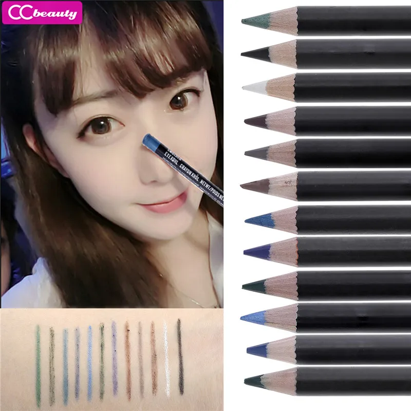 CC Красота оптовая продажа 12 Цвет макияж подводка для глаз Liquid Eye Liner карандашом