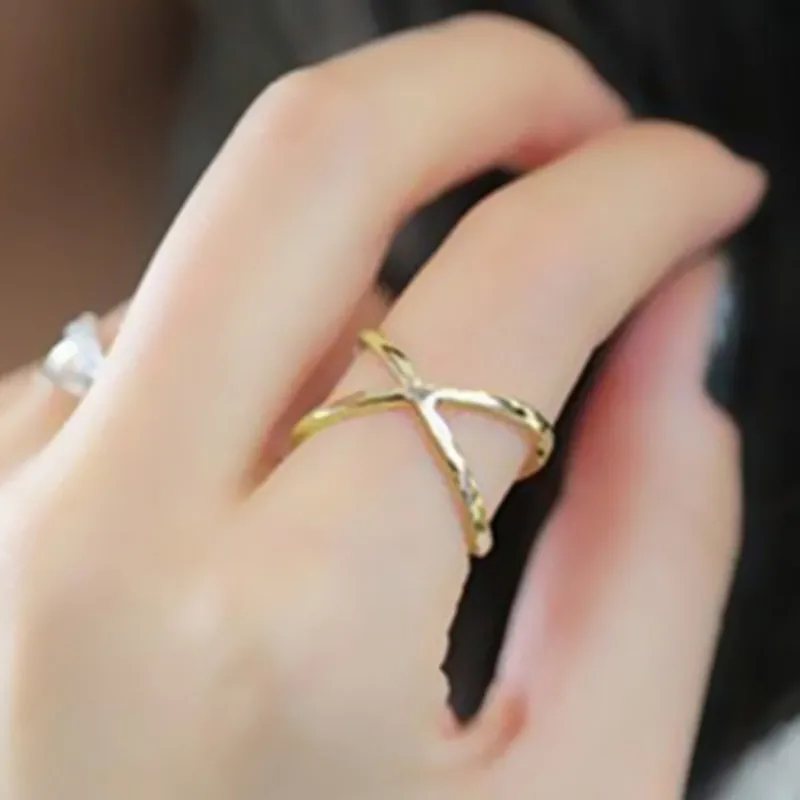 Новые модные широкие золотые цветной многослойный вогнутые кольца для женщин