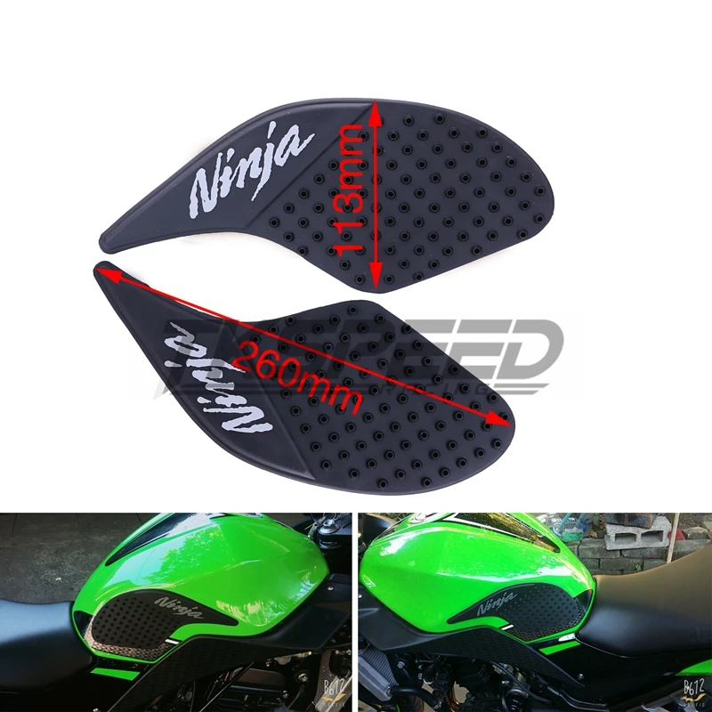 Для Kawasaki NINJA 250 300 2013 2014 2015 2016 протектор Нескользящие Танк Pad стикеры газа Колено