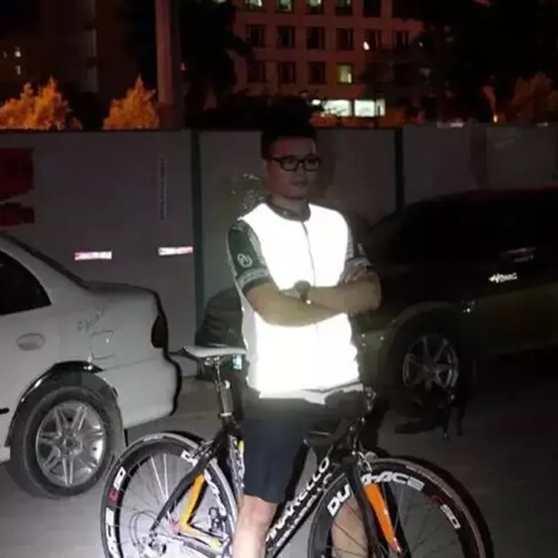 Детская безопасность Велоспорт Светоотражающие жилеты для мужчин женщин