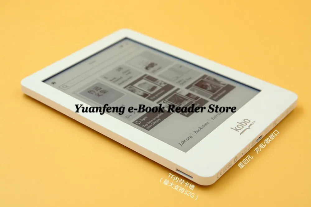 Kobo Glo e-reader N613 e book Reader 6 дюймов e-ink XGA 1024x768 сенсорный экран 2 Гб Электронные книги Reader