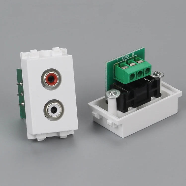 1 шт. разъем для аудио гнезда 23x36 мм|plug socket|socket modulesocket plug |