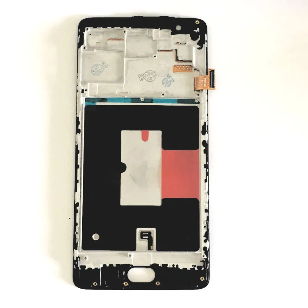 Для OnePlus 3T A3003 A3010 1 + ЖК дисплей сенсорный экран в сборе с рамкой Черный Белый