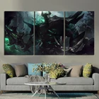 Комплект из 3 предметов Железный привидение Mordekaiser League of Legends игры плакаты, постеры LOL игры художественная Настенная роспись для домашнего декора