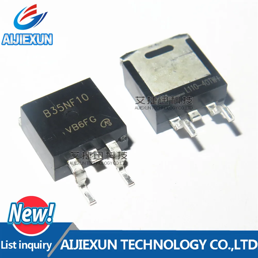 

10 шт. STB35NF10T4 B35NF10 TO263 N-channel 100 V-0.030ohm-40A-D2PAK/TO-220 Low gate charge STripFET II Power New and original