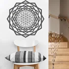 Виниловые наклейки на стену, с изображением цветка жизни, N334