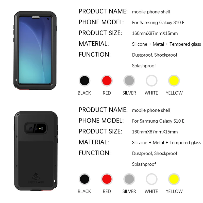 Открытый спортивный противоударный бронированный чехол для samsung Galaxy S10 Plus S10E 5G 360 Полный корпус защитный чехол для samsung S10E чехол E o
