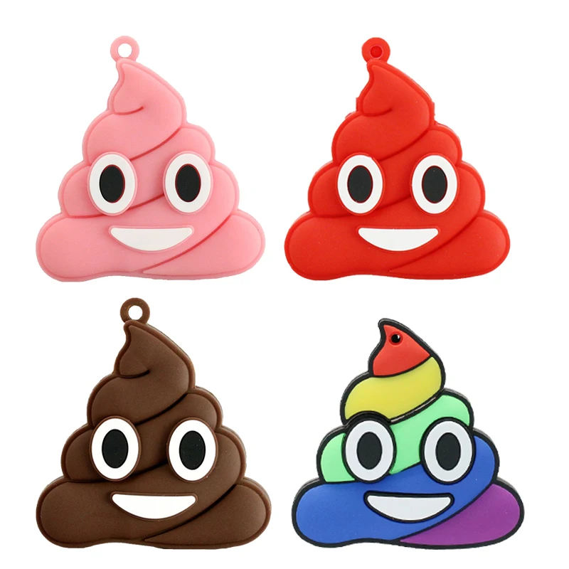 Симпатичная игрушка эмоция флэш-накопитель usb мультфильм Poo Форма внешняя карта памяти флеш-накопитель 4 ГБ 8 ГБ 16 ГБ 32 ГБ мини подарок