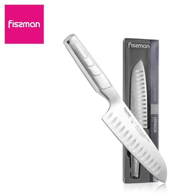 Fissman Santoku ножи серии Nowaki японские 420 кухонные из нержавеющей стали|Кухонные ножи| |