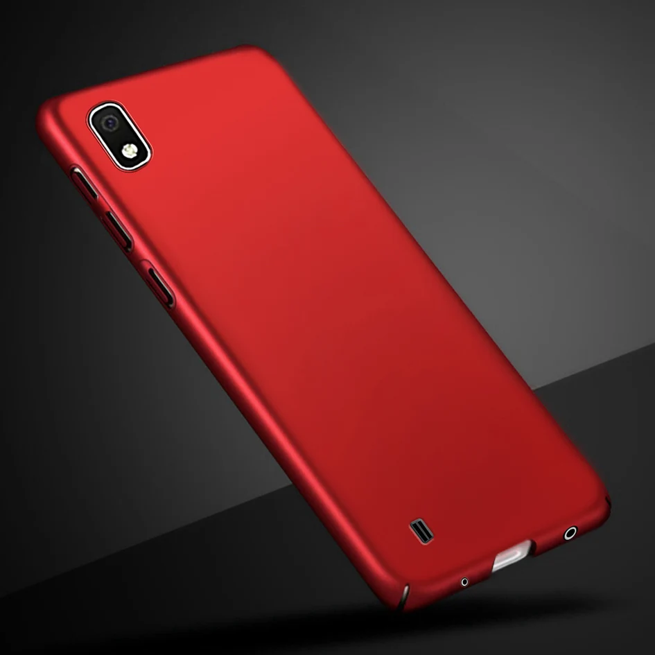 Для samsung Galaxy A10 чехол ультра тонкий Задний защитный чехол для samsung Galaxy A10S A10 SM-A105F A105 A10 бампер - Цвет: Red