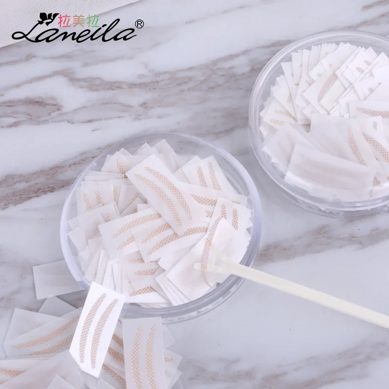 Lameila 150 шт./компл. тонкая сетчатая кружевная паста с двойным веком самоклеящаяся