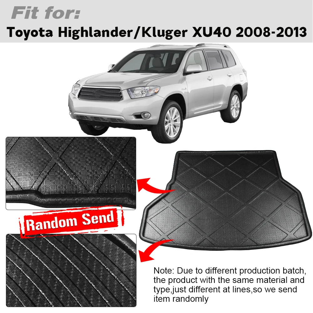 Buildreamen2 для Toyota Highlander Kluger XU40 2008-2013 коврик багажника автомобиля поднос подставка