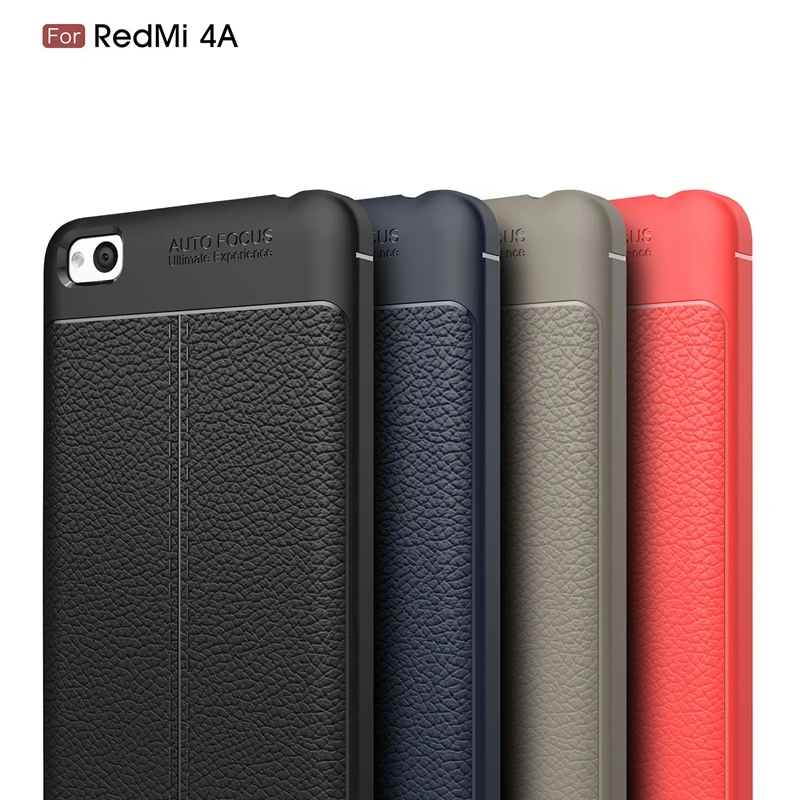 Чехол для Xiaomi Redmi 4A из мягкого силикона, задняя крышка TPU для телефона Xiaomi, чехол Carbon Fiber Capa.