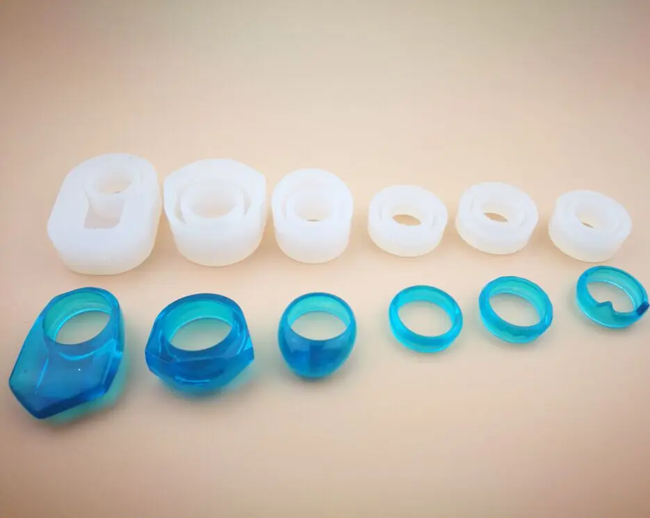 1 шт. 16 мм 17 полупрозрачная силиконовая форма для колец DIY изготовления ювелирных