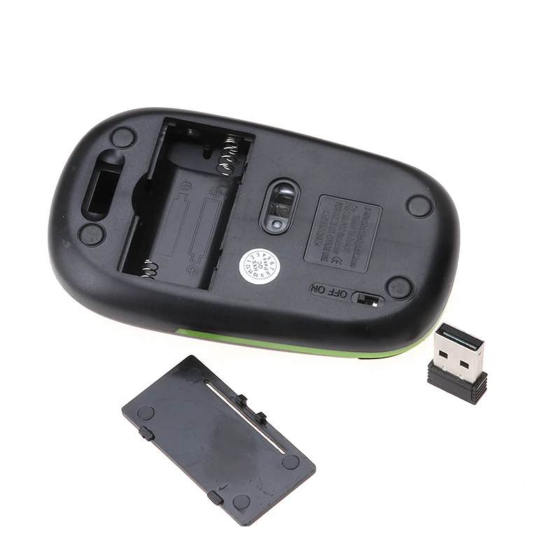 USB оптическая Беспроводной Мышь 2.4 г приемник Super Slim беспроводные компьютера PC