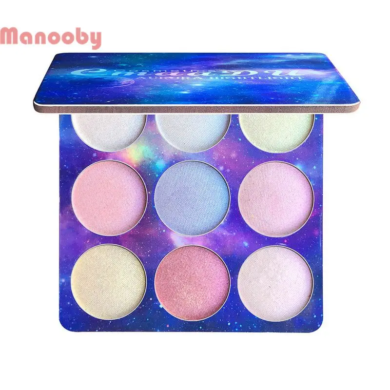 Manooby Новая косметика для век долговечные тени Женская высветляющая пудра палитра