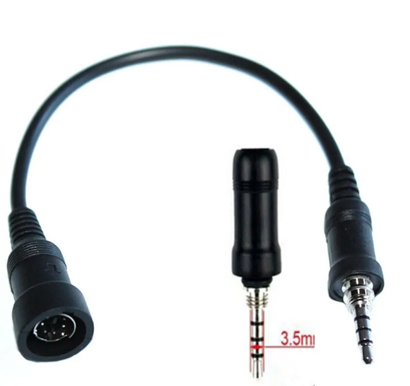 3 5 мм мини Din Spina для Yaesu/Vertex VX 6R 7R VX177 radio|Запчасти и аксессуары раций| |
