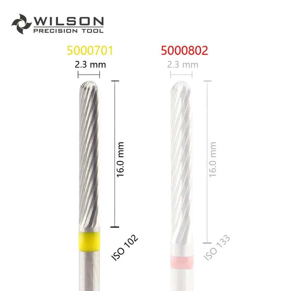 Цилиндрическая форма ISO 145 023 другой резки карбидные сверла для ногтей HP WILSON Tungsten