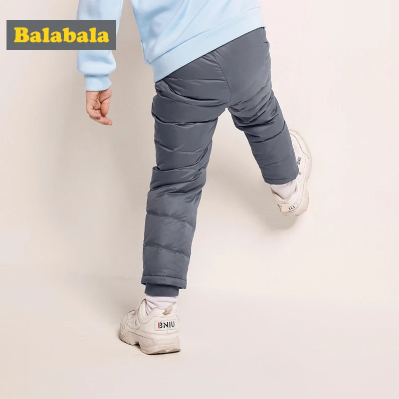 Balabala Todder/стеганые пуховые штаны для мальчиков детские без застежки на подкладке