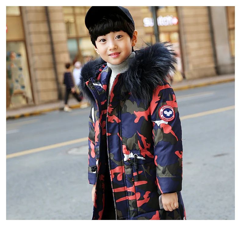 2018 Children Winter Jacket For Boy 5-12 Years Kids Coat Winterjas Jongen Doudoune Garcon Manteau Enfant Hiver |